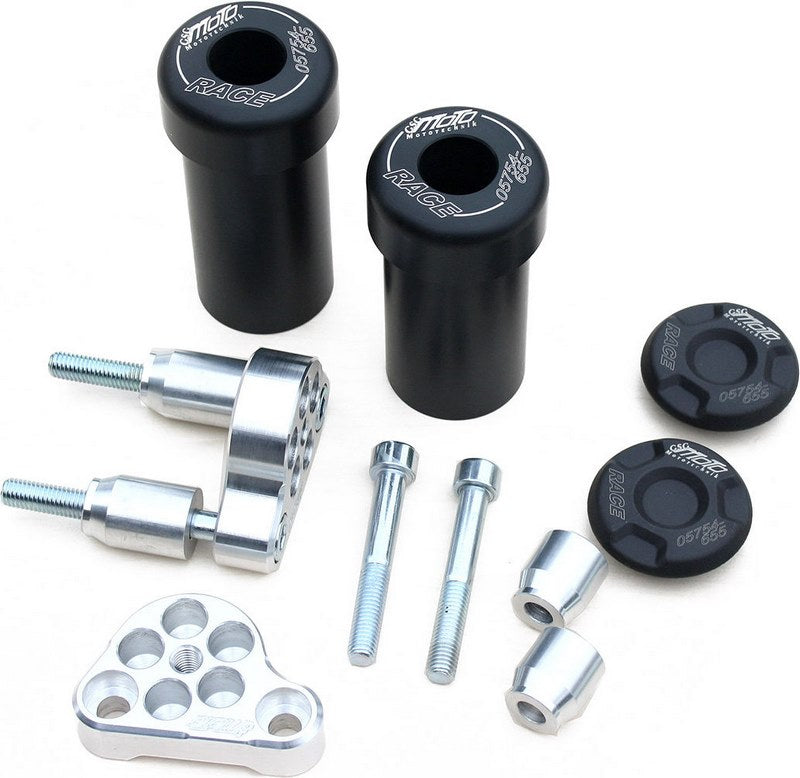 GSG MOTOTECHNIK Engine guard, Holding plates natural aluminium for Suzuki GSX 1300 R B-King (2007 -) | 95410-S45