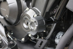 GSG MOTOTECHNIK Replacement pad, Mounting Location: LEFT (for crash pad sets: 40602-H65-DS) | H65-EP-40602-DS-LEFT