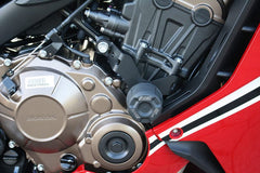 GSG MOTOTECHNIK Replacement pad, Mounting Location: LEFT (for crash pad sets: 40602-H71-SH) | H71-EP-40602-DS-LEFT