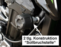 GSG MOTOTECHNIK Replacement pad, Mounting Location: Left (for crash pad sets: 40602-K68) | K68-EP-40602-DS-LEFT