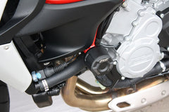 GSG MOTOTECHNIK Replacement pad, Mounting Location: LEFT (for crash pad sets: 40602-M6-SH-DS) | M6-EP-40602-DS-LEFT