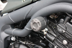 GSG MOTOTECHNIK Replacement pad, Mounting Location: LEFT (for crash pad sets: 40495-T15-DS) | T152-EP-40602-DS-LEFT
