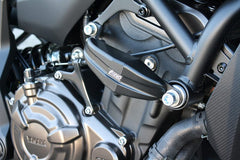 GSG MOTOTECHNIK Replacement pad, Mounting Location: Left (for crash pad sets: 1505040-Y55-SH) | Y55-EP-1505040-LEFT