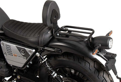 Hepco & Becker Drivers Backrest Black For Moto Guzzi V9 Bobber/Special Edition (2021-) in combi whit Solorack 613559 | 4216559 00 01