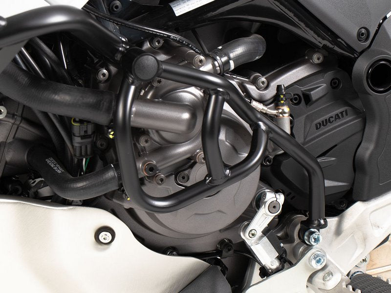 Hepco & Becker Additional Crash Bar Black, One-Sided For Ducati DesertX Rally (2024-) | 42237659 00 01