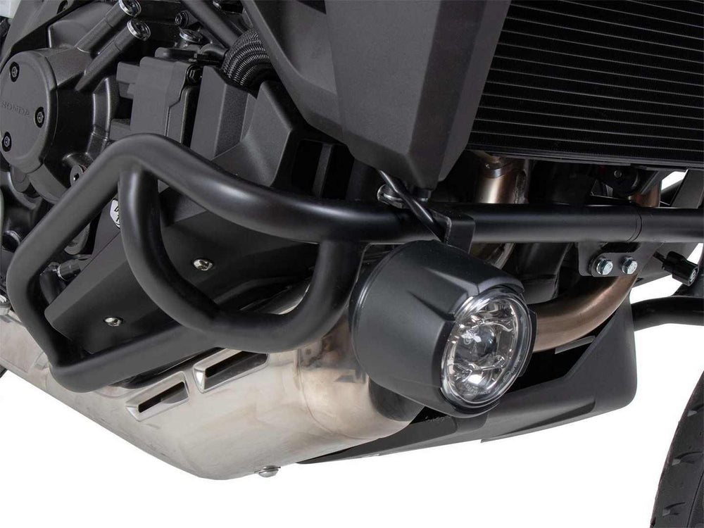 Hepco & Becker Adapter set schwarz for original auxiliary headlights for combination with Hepco&Becker engine protection bar for Honda NT 1100 (2022-) | 42269537 00 01