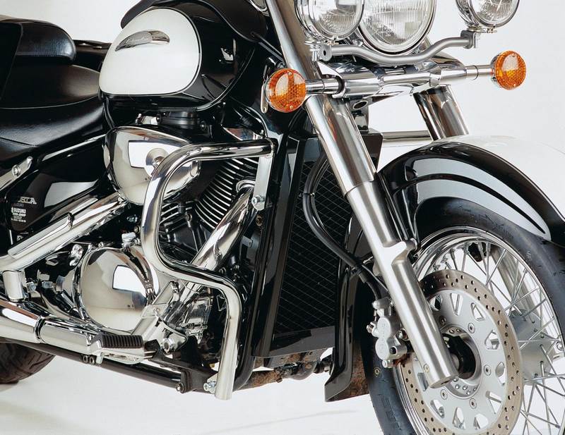Hepco & Becker Engine protection bar-chrome for Suzuki VL 800 Intruder | 501338 00 02