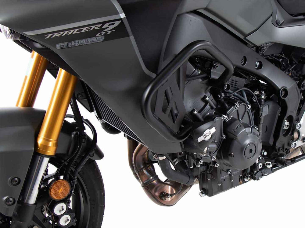 Hepco & Becker Engine protection bar black incl. protection pads for Yamaha Tracer 9 / GT (2021-) | 5014572 00 01