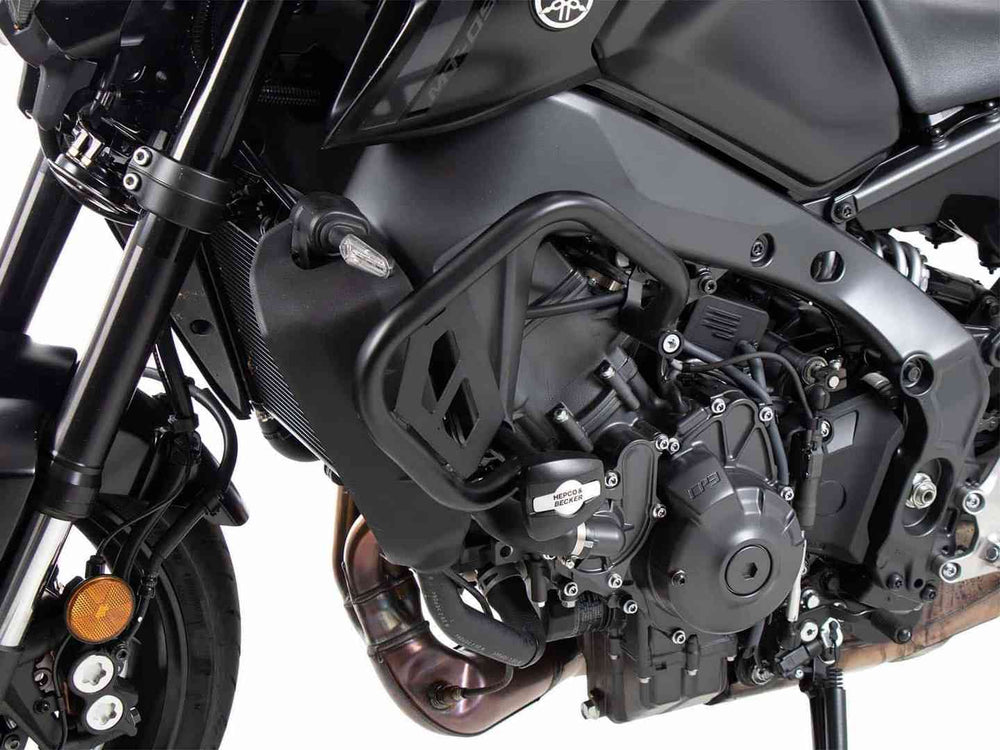 Hepco & Becker Engine protection bar black incl. protection pads for Yamaha MT-09 (2021-) | 5014573 00 01