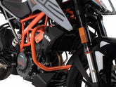 Hepco & Becker Engine protection bar - orange for KTM 125 Duke (2021-) | 5017630 00 06