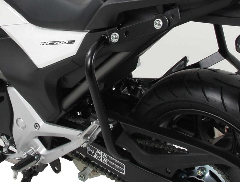 Hepco & Becker Driving school protection bar lock-it back-black for Honda NC 700 S / 750 S / DCT | 504970 00 01