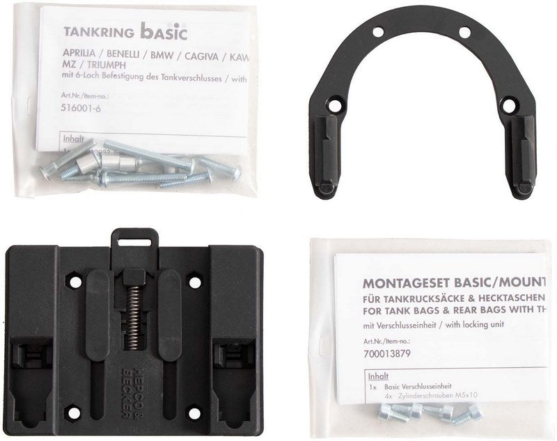 Hepco & Becker Tankring Basic Incl. Fastener For Tankbag For Moto Guzzi V100 Mandello / S (2022-) | 516557 00 01