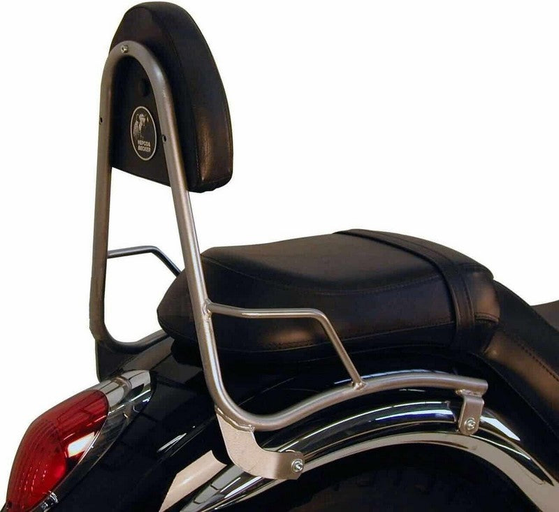 Hepco & Becker Sissybar without rearrack-chrome for Kawasaki VN 900 Classic / 900 Custom / Vulcan | 600217 00 02