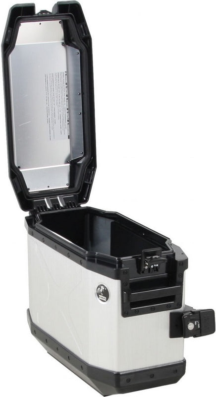 Hepco & Becker Xplorer 30 silver left sidebox | 610208 00 00