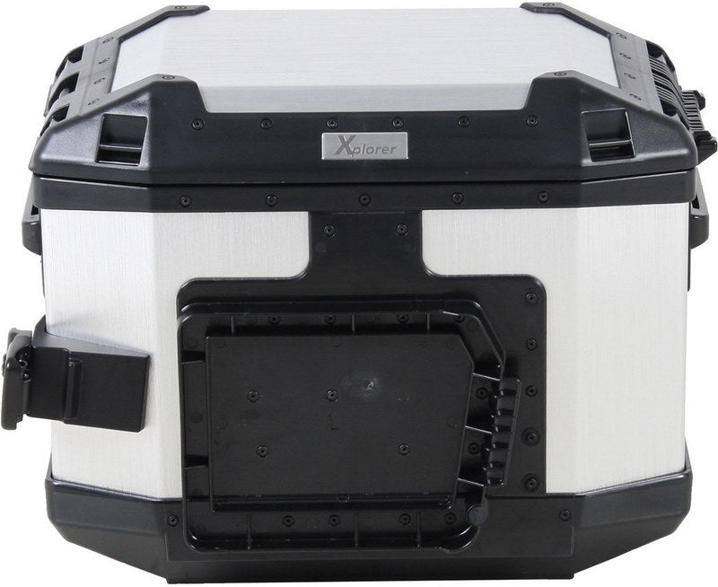 Hepco & Becker Xplorer 40 silver left sidebox | 610210 00 00