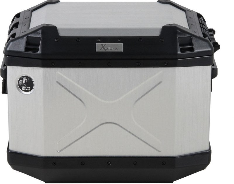 Hepco & Becker Xplorer 40 silver right sidebox | 610211 00 00