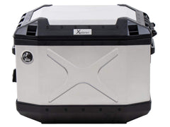 Hepco & Becker Xplorer 37 Right Silver For Cutout Carrier (Cut Out For Exhaust) | 610219-00-00