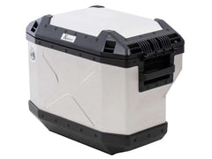 Hepco & Becker Xplorer 37 Right Silver For Cutout Carrier (Cut Out For Exhaust) | 610219-00-00