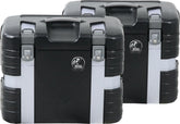 Hepco & Becker Gobi side boxes black edition-black/silver | 610288 00 01