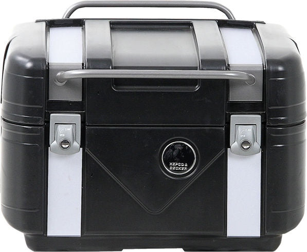 Hepco & Becker Topcase Gobi Black Edition-black/silver 42 ltr. | 610289 00 01