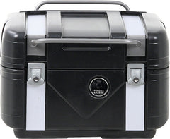 Hepco & Becker Topcase Gobi Black Edition-black/silver 42 ltr. | 610289 00 01