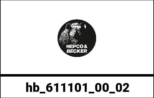 Hepco & Becker Sissybar with rearrack for Honda VT 600 C | 611101 00 02