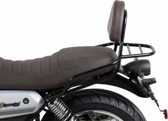 Hepco & Becker Sissybar with rearrack black/brown for Moto Guzzi V7 Special/Stone/Centenario (2021-) | 611556 01 01