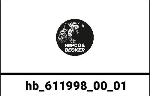 Hepco & Becker Sissybar with rearrack - black for Honda CMX500 Rebel from 2017 | 611998 00 01