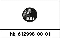 Hepco & Becker Solorack with backrest - black for Honda CMX500 Rebel from 2017 | 612998 00 01