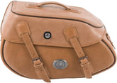 Hepco & Becker Leather single bag Buffalo brown left for C-Bow Carrier | 620228 00 08