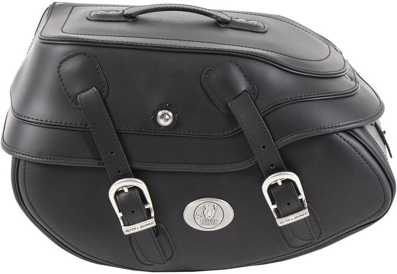 Hepco & Becker Leather single bag Buffalo Big black left for C-Bow Carrier | 620248 00 01