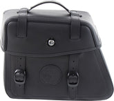 Hepco & Becker Leather single bag Rugged black left for C-Bow holder | 620353 00 01