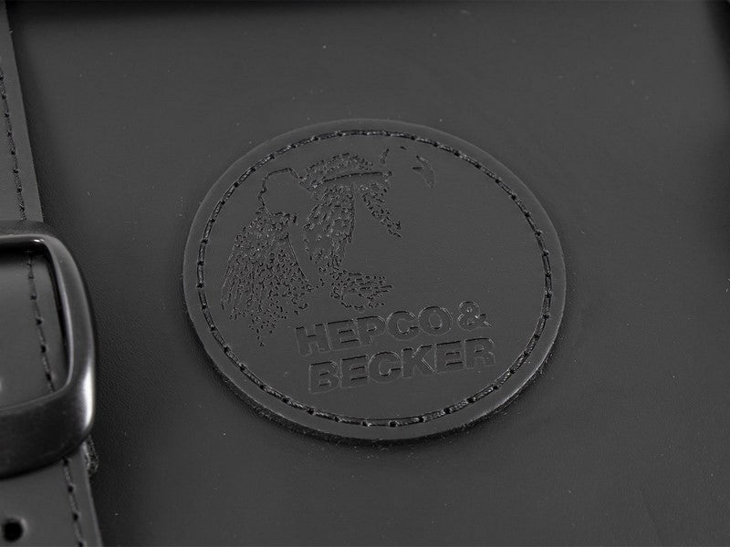 Hepco & Becker Leather single bag Rugged black right for C-Bow holder | 620354 00 01