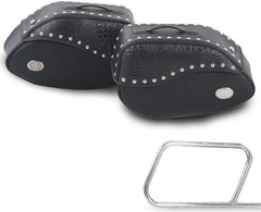 Hepco & Becker Saddlebag set Ivory black for tube bag holder | 620505