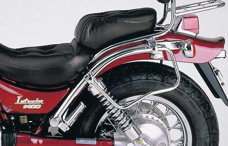 Hepco & Becker Saddlebag tube-carrier for leatherbags-chrome for Suzuki VS 1400 | 625342 00 02