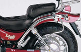 Hepco & Becker Saddlebag tube-carrier for leatherbags-chrome for Suzuki VS 1400 | 625342 00 02