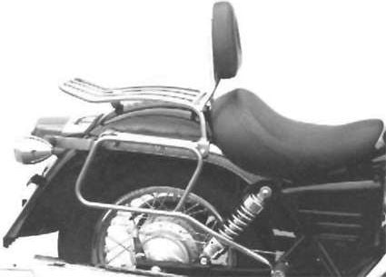 Hepco & Becker Saddlebag tube-carrier for leatherbags-chrome for Honda VT 125 C2 Shadow | 625910 00 02