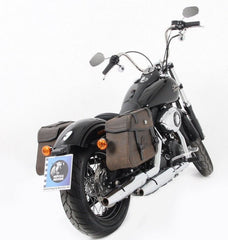 Hepco & Becker Saddlebag holder Cutout-black for Harley-Davidson Dyna Low Rider/ Wide Glide/Street Bob / Fat | 626726 00 01