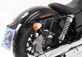 Hepco & Becker Saddlebag holder Cutout-black for Harley-Davidson Dyna Low Rider/ Wide Glide/Street Bob / Fat | 626726 00 01