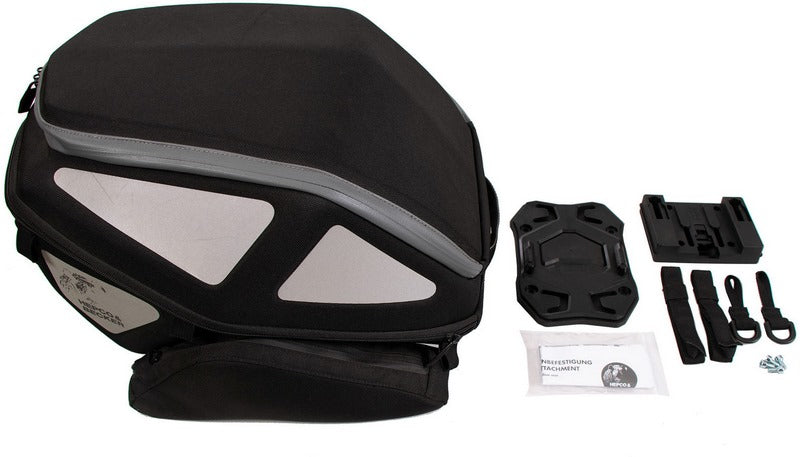Hepco & Becker Royster Rear Bag Black Incl. Seatpad Basic | 640823 00 01