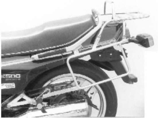 Hepco & Becker Side-and Topcasecarrierset-black for Honda CX 500 Euro / Turbo / 650 Euro | 650112 00 01