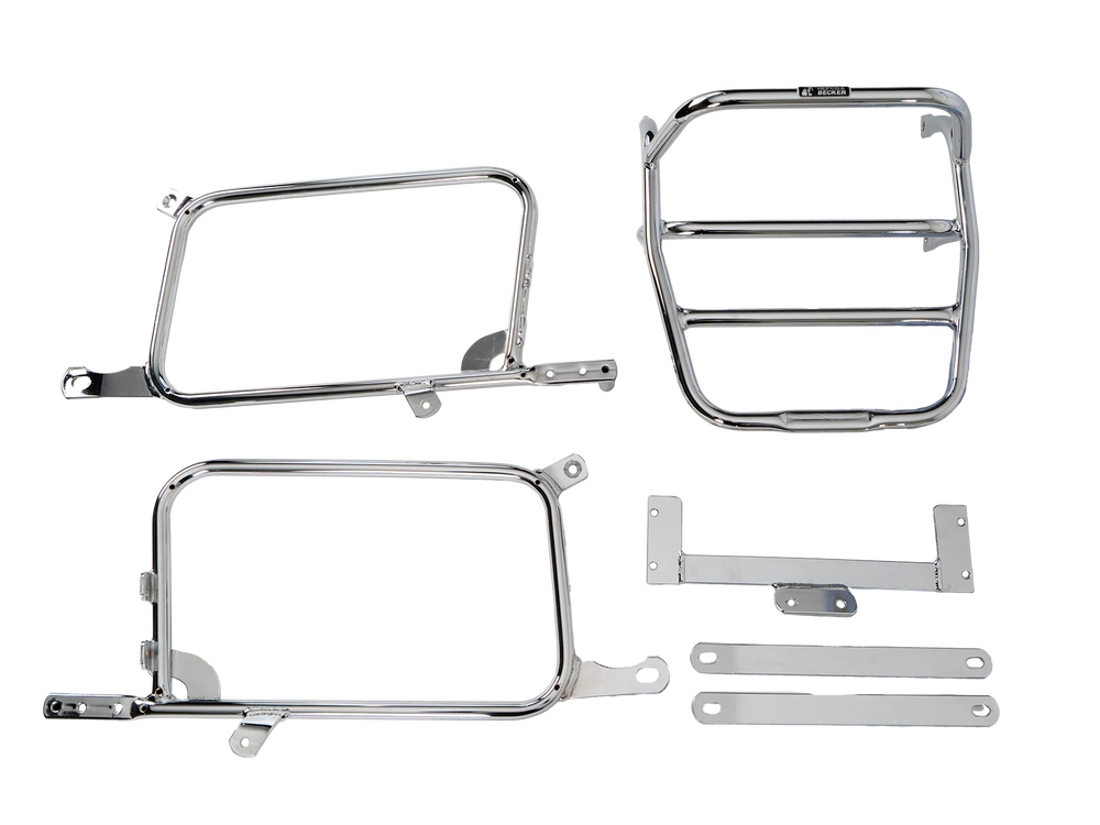 Hepco & Becker Side-and Topcasecarrierset-chrome for Honda CB 550 K3 | 650149 00 02