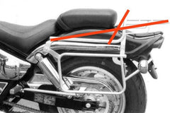 Hepco & Becker Sidecarrier permanent mounted-chrome for Suzuki VZ 800 Marauder | 650386 00 02