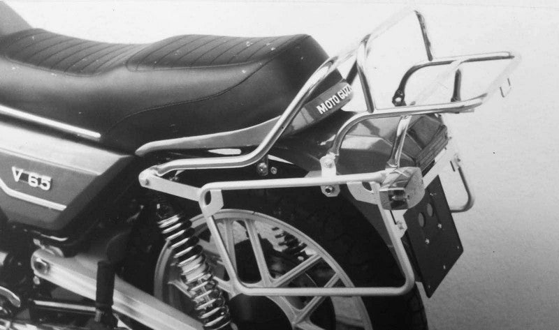Hepco & Becker Side-and Topcasecarrierset-chrome for Moto Guzzi V 65 | 650509 00 02