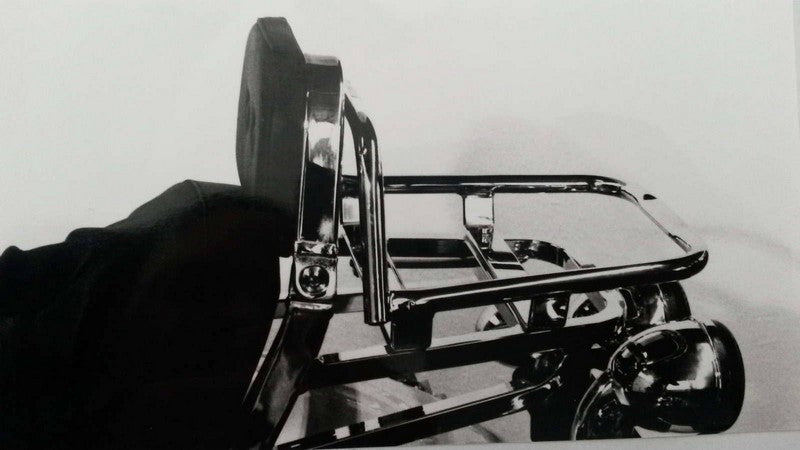 Hepco & Becker Tube Topcasecarrier-chrome for Moto Guzzi California Evolution from 2001 | 650528 01 02