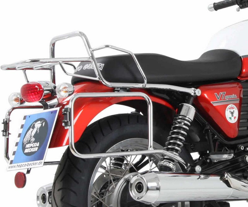 Hepco & Becker Tube Topcasecarrier-chrome for Moto Guzzi V 7 Classic / Cafè classic / Special | 650540 01 02