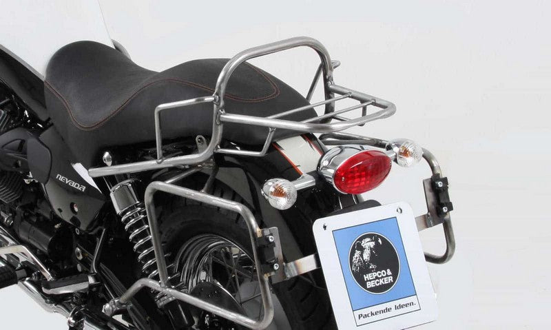 Hepco & Becker Tube Topcasecarrier-chrome for Moto Guzzi Nevada 750 Anniversario from 2010 | 650543 01 02