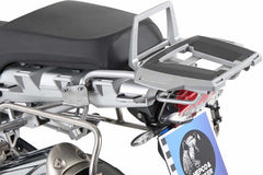 Hepco & Becker Alurack Topcasecarrier-silver for BMW R 1200 GS 2004-2007 | 650649 01 09