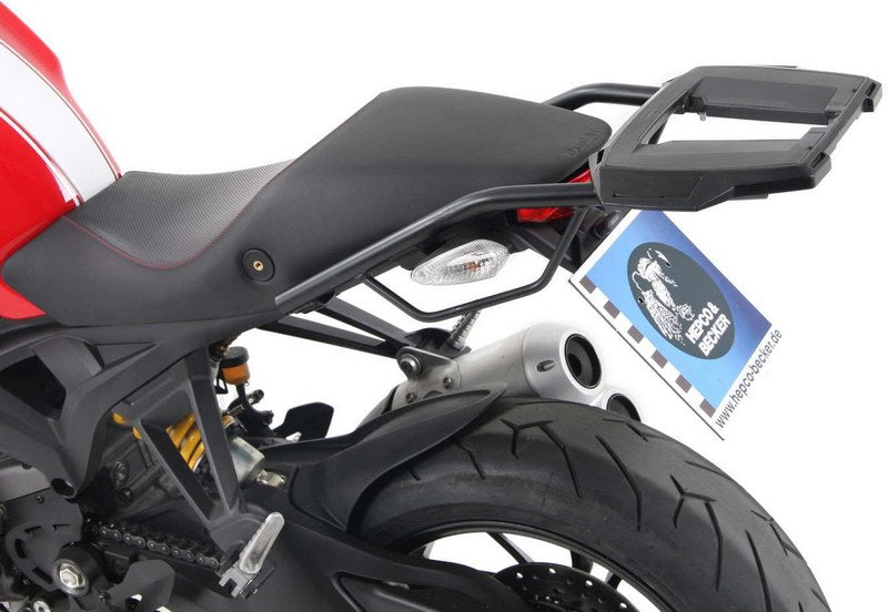 Hepco & Becker Alurack topcasecarrier-black for Ducati Monster 1100 evo | 6507502 01 01