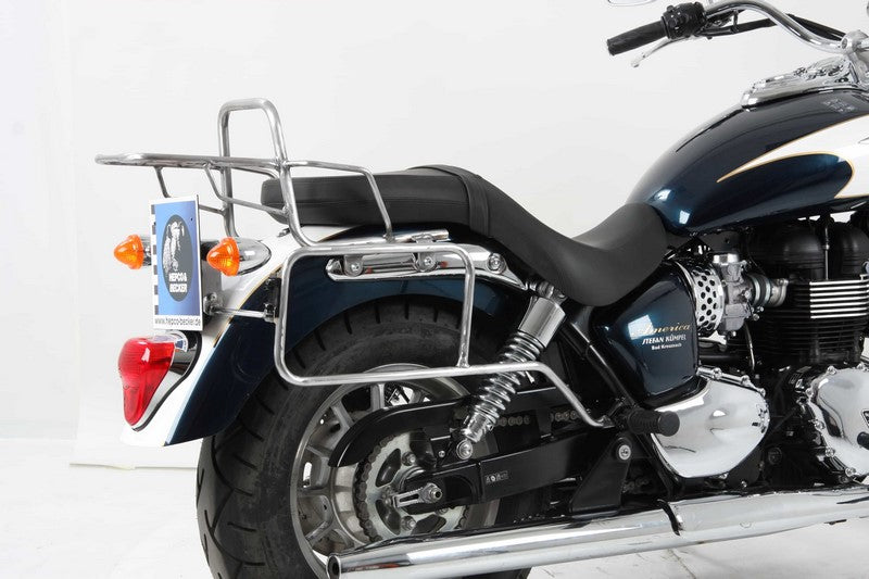 Hepco & Becker Sidecarrier permanent mounted - chrome for Triumph Amerika / Speedmaster (2011-2017) | 6507537 00 02